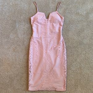 Pink Lace Dress